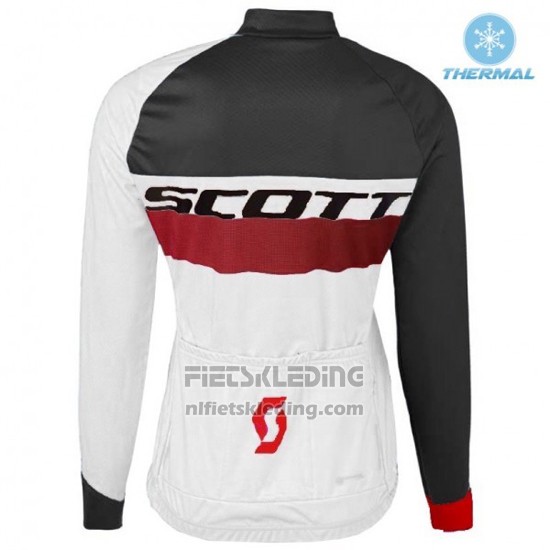 2016 Fietskleding Vrouw Scott Wit en Zwart Lange Mouwen en Koersbroek