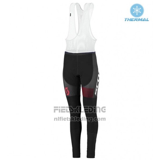 2016 Fietskleding Vrouw Scott Wit en Zwart Lange Mouwen en Koersbroek