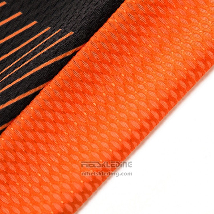 2018 Fietskleding Scott Oranje en Zwart Korte Mouwen en Koersbroek