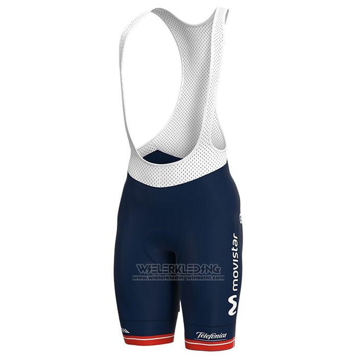 2021 Fietskleding Vrouw Movistar Kampioen Denemarken Korte Mouwen en Koersbroek