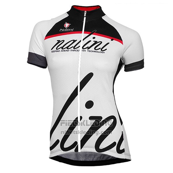 2017 Fietskleding Vrouw Nalini Classic Wit Korte Mouwen en Koersbroek