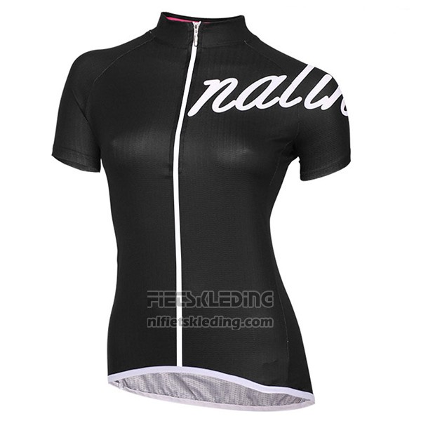 2017 Fietskleding Vrouw Nalini Wave Diep Zwart Korte Mouwen en Koersbroek