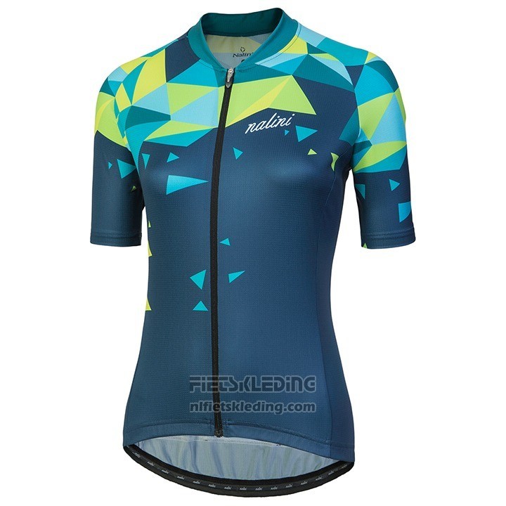 2018 Fietskleding Vrouw Nalini Chic Groen Korte Mouwen en Koersbroek