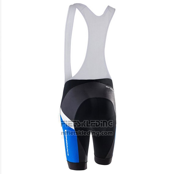 2017 Fietskleding Vrouw Orbea Blauw en Wit Korte Mouwen en Koersbroek