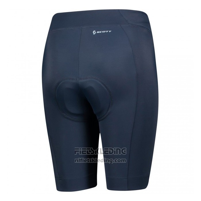 2021 Fietskleding Vrouw Scott Grijs Blauw Korte Mouwen en Koersbroek
