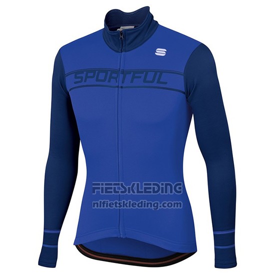 2020 Fietskleding Vrouw Sportful Blauw Lange Mouwen en Koersbroek