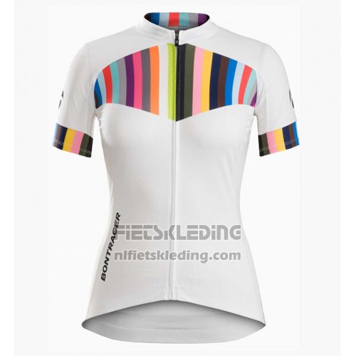 2016 Fietskleding Trek Oranje en Wit Korte Mouwen en Koersbroek