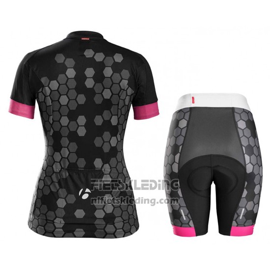 2016 Fietskleding Vrouw Trek Zwart en Wit Korte Mouwen en Koersbroek