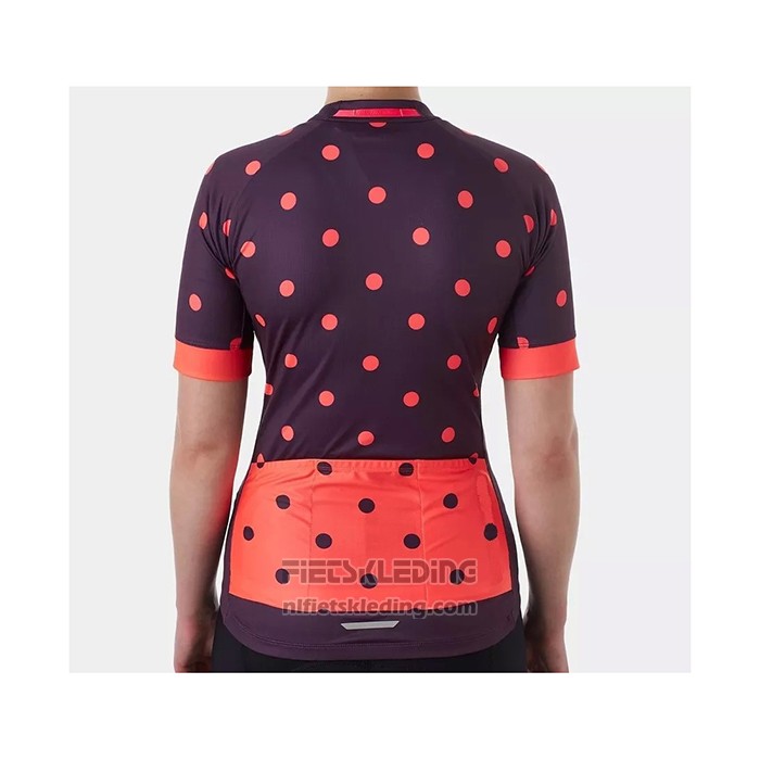 2021 Fietskleding Vrouw Trek Violet Oranje Korte Mouwen en Koersbroek